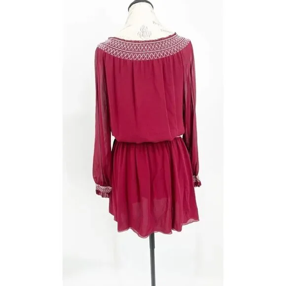 TORY BURCH Indie off-the-shoulder Mini Dress US 8